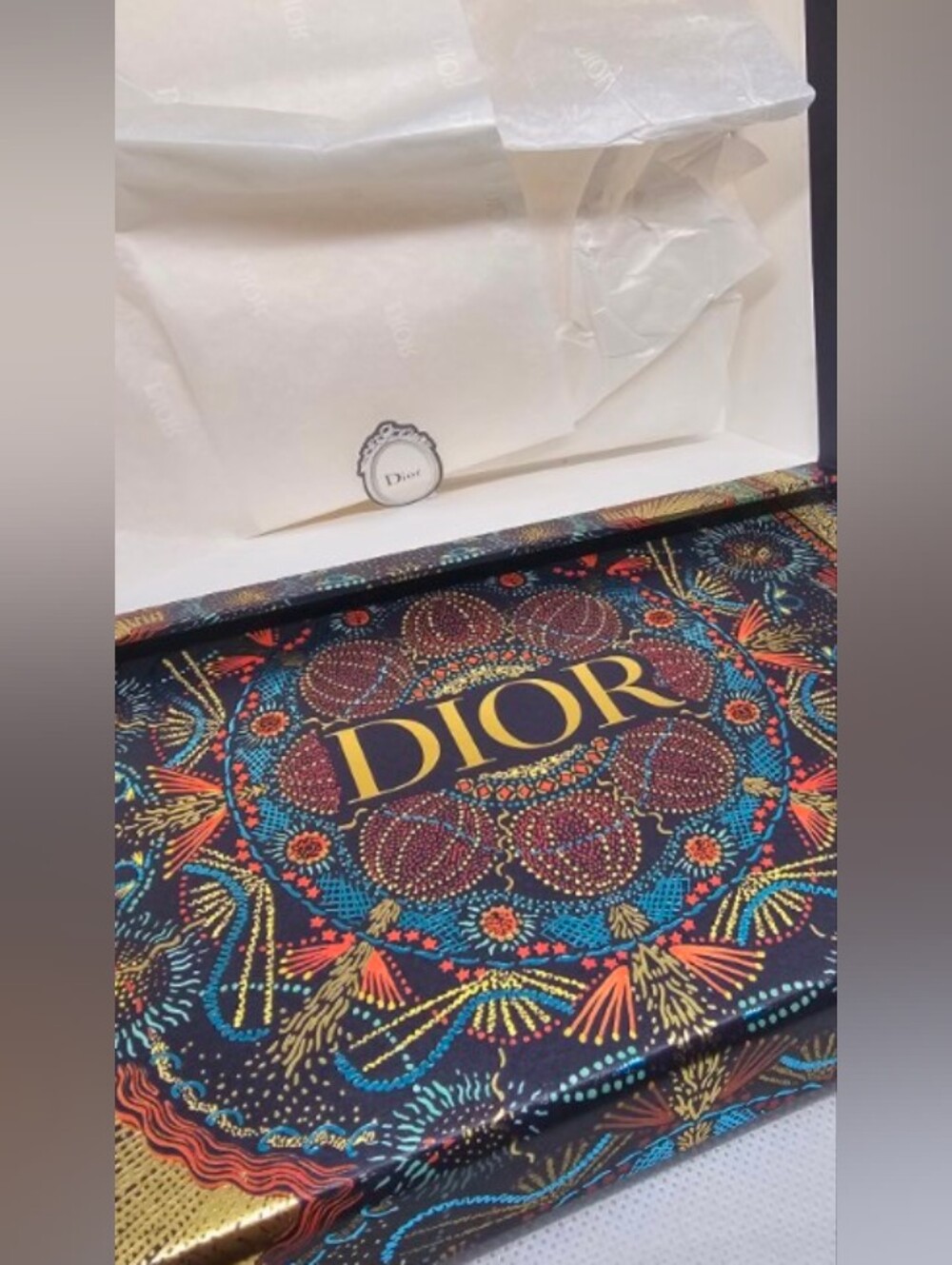 Christian Dior CANNAGE LADY DIOR Rendezvous WALLET with Box - Picture 8 of 8